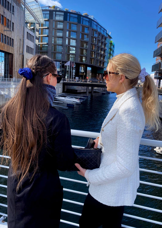 Amalies Scrunchie - Blå