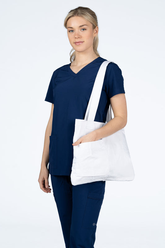 Tote bag - liten - hvit