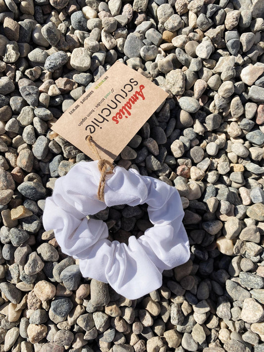 Amalies Scrunchie - Hvit